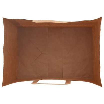 Paper Bags 250 pcs with Handles Green 32x22x24 cm
