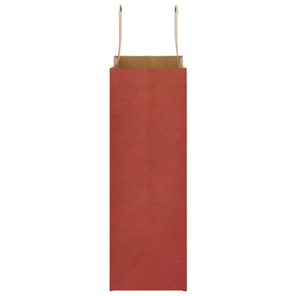 Paper Bags 50 pcs with Handles Red 21x11x31 cm