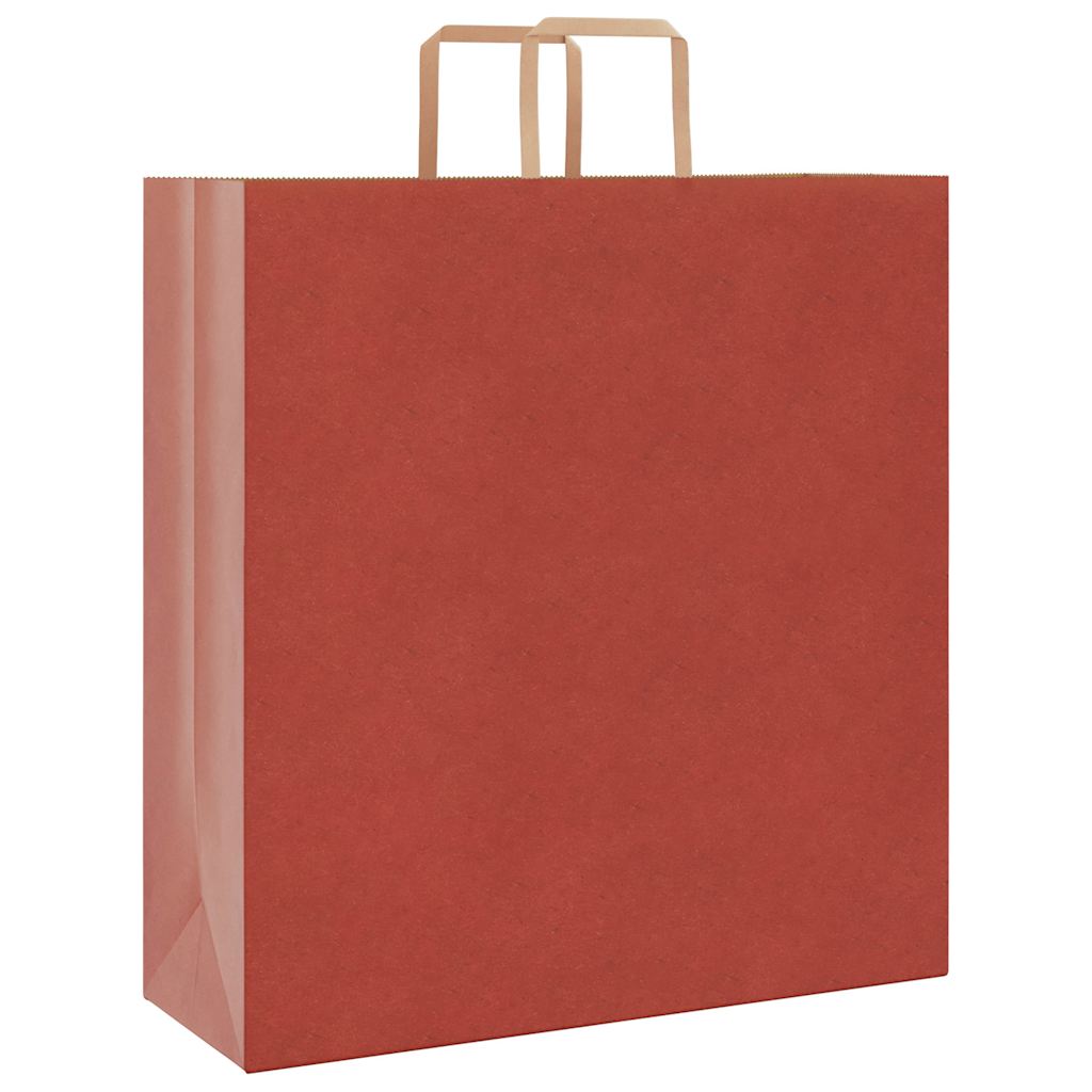Paper Bags 50 pcs with Handles Red 45x17x48 cm