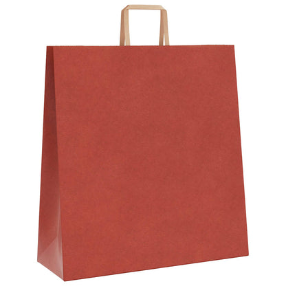 Paper Bags 50 pcs with Handles Red 45x17x48 cm