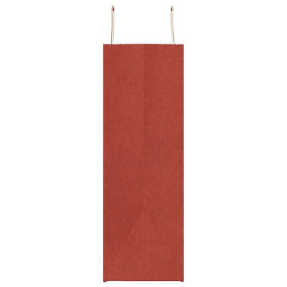 Paper Bags 50 pcs with Handles Red 54x15x49 cm