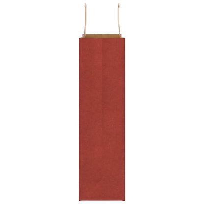 Paper Bags 250 pcs with Handles Red 32x12x42 cm
