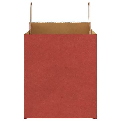 Paper Bags 250 pcs with Handles Red 32x22x24 cm