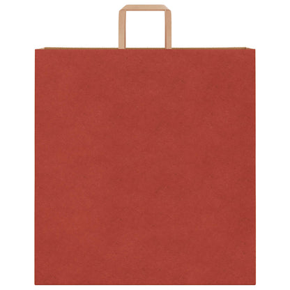 Paper Bags 250 pcs with Handles Red 45x17x48 cm