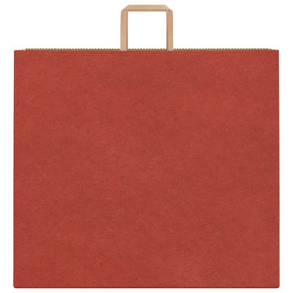 Paper Bags 250 pcs with Handles Red 54x15x49 cm