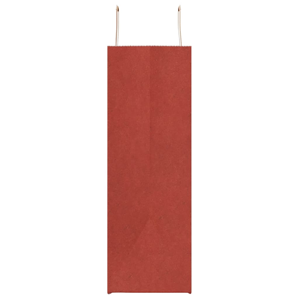Paper Bags 250 pcs with Handles Red 54x15x49 cm
