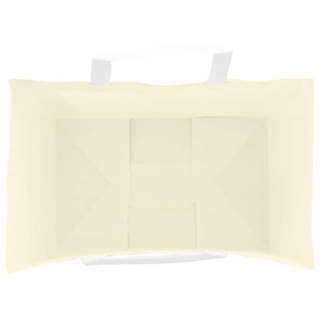 Paper Bags 50 pcs with Handles Yellow 26x17x25 cm