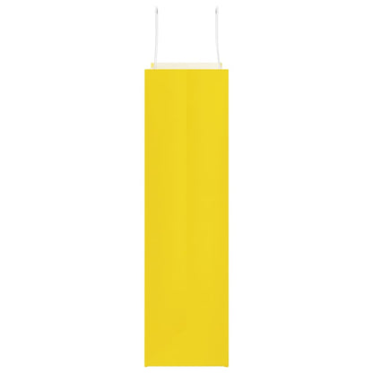 Paper Bags 50 pcs with Handles Yellow 32x12x42 cm