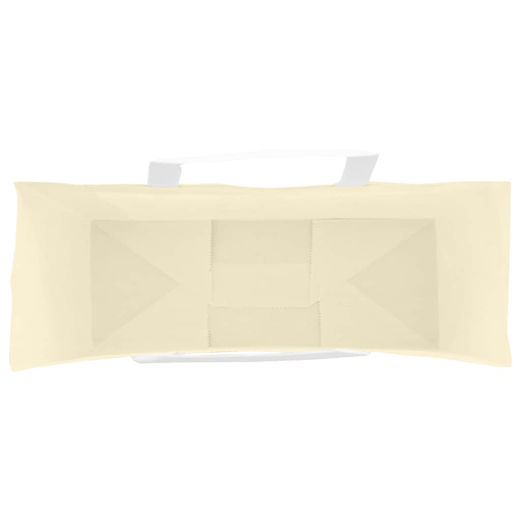 Paper Bags 50 pcs with Handles Yellow 32x12x42 cm