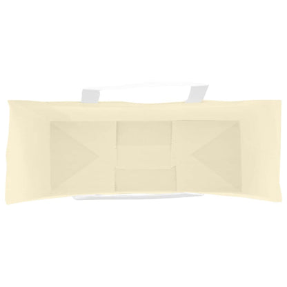 Paper Bags 50 pcs with Handles Yellow 32x12x42 cm
