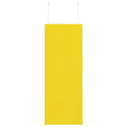 Paper Bags 50 pcs with Handles Yellow 32x17x44 cm