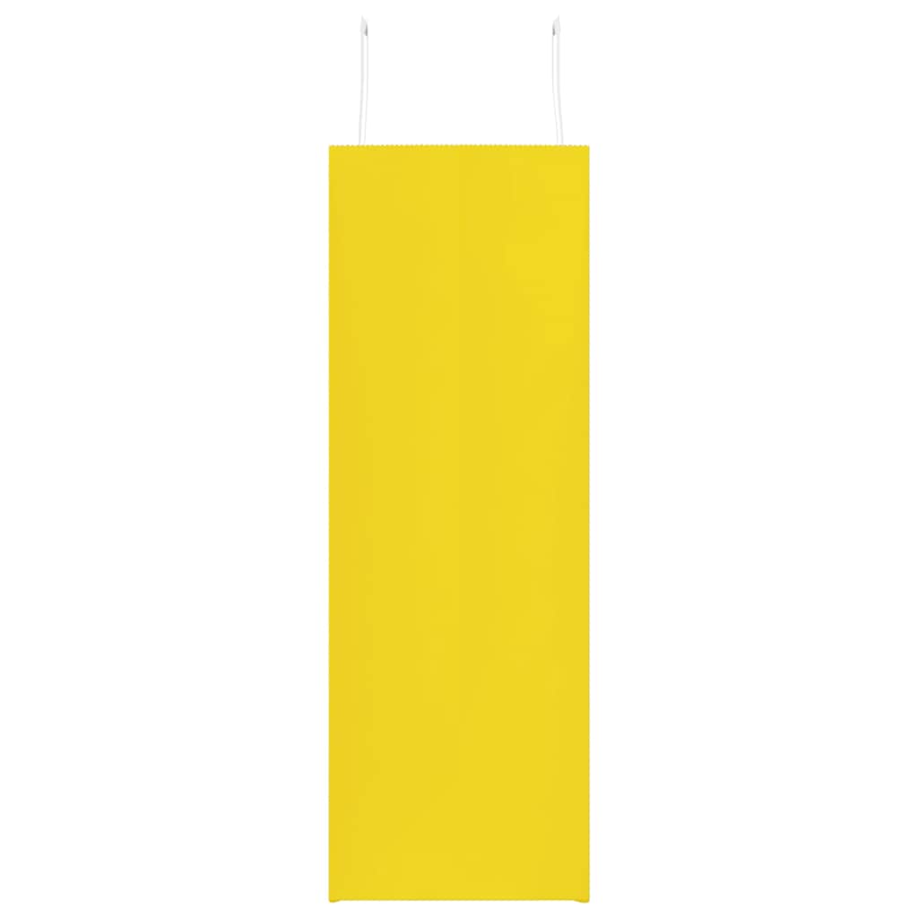 Paper Bags 50 pcs with Handles Yellow 45x17x48 cm