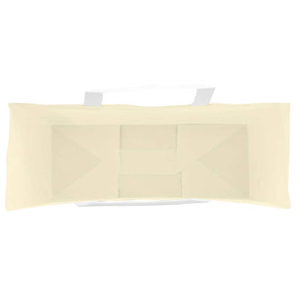 Paper Bags 50 pcs with Handles Yellow 45x17x48 cm