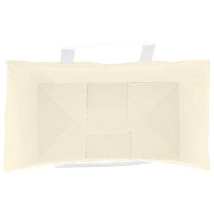 Paper Bags 250 pcs with Handles Yellow 15x8x21 cm