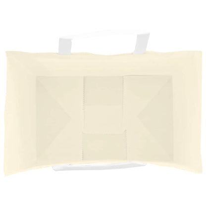 Paper Bags 250 pcs with Handles Yellow 26x17x25 cm