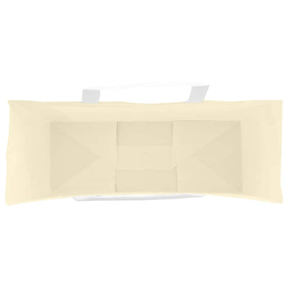 Paper Bags 250 pcs with Handles Yellow 45x17x48 cm