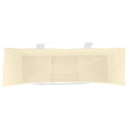 Paper Bags 250 pcs with Handles Yellow 54x15x49 cm