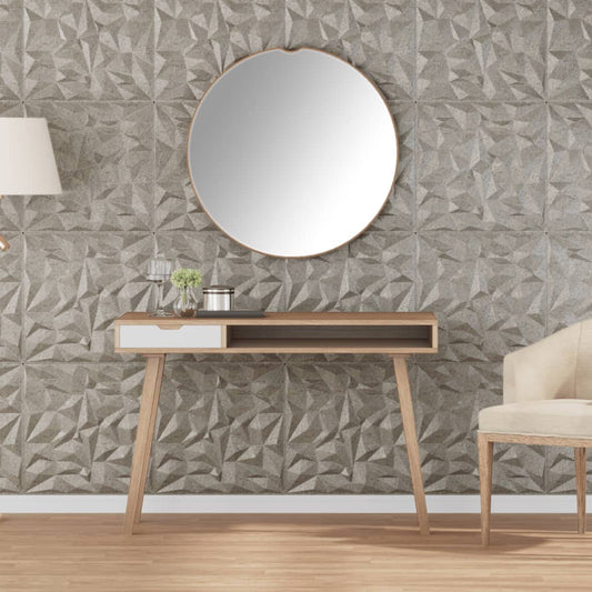 Wall Panels 48 pcs Beton 50x50 cm XPS 12 m² Amethyst