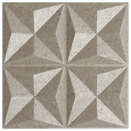 Wall Panels 12 pcs Beton 50x50 cm XPS 3 m² Origami