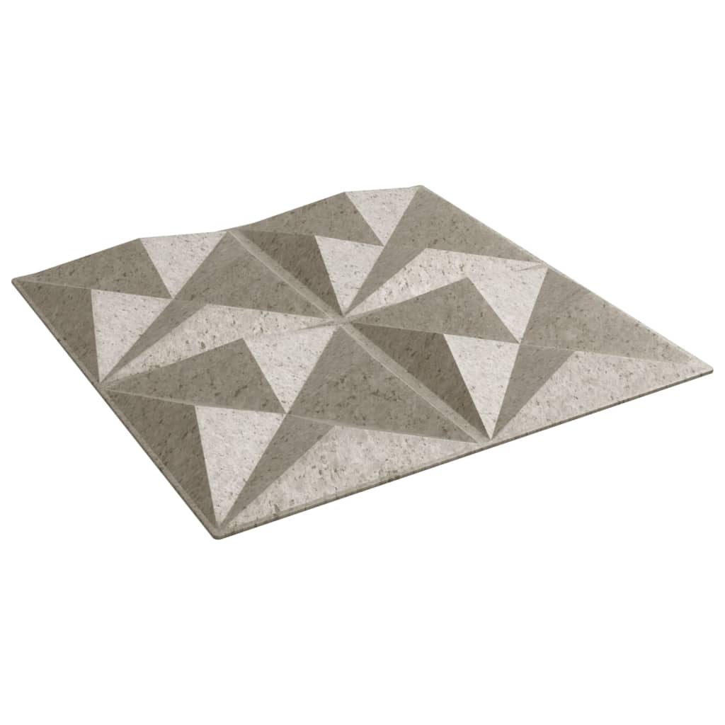 Wall Panels 12 pcs Beton 50x50 cm XPS 3 m² Origami