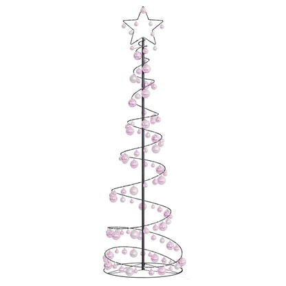 LED Christmas Tree with Baubles 120 LEDs Warm White 180 cm
