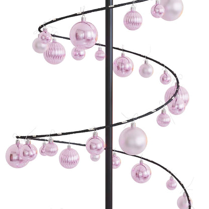 LED Christmas Tree with Baubles 120 LEDs Warm White 180 cm