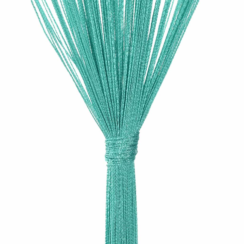 String Curtains 2 pcs Turquoise 100x250 cm
