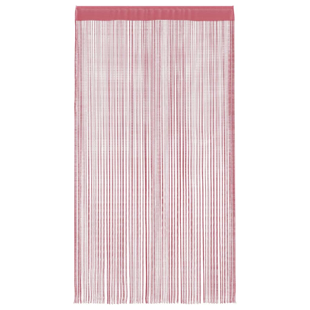 String Curtains 2 pcs Pink 100x250 cm