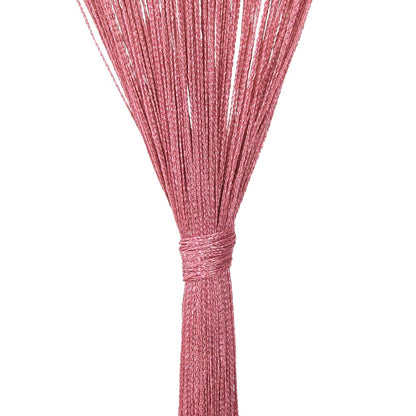 String Curtains 2 pcs Pink 100x250 cm