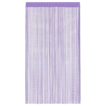 String Curtains 2 pcs Purple 140x250 cm