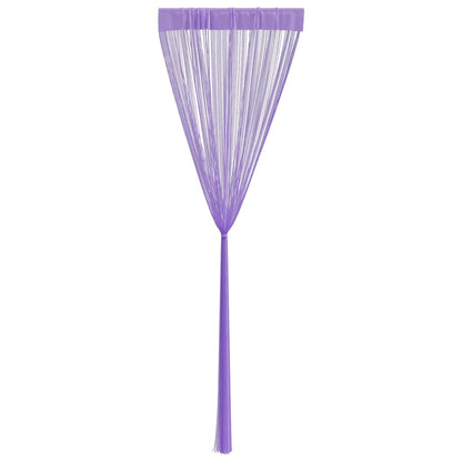 String Curtains 2 pcs Purple 140x250 cm