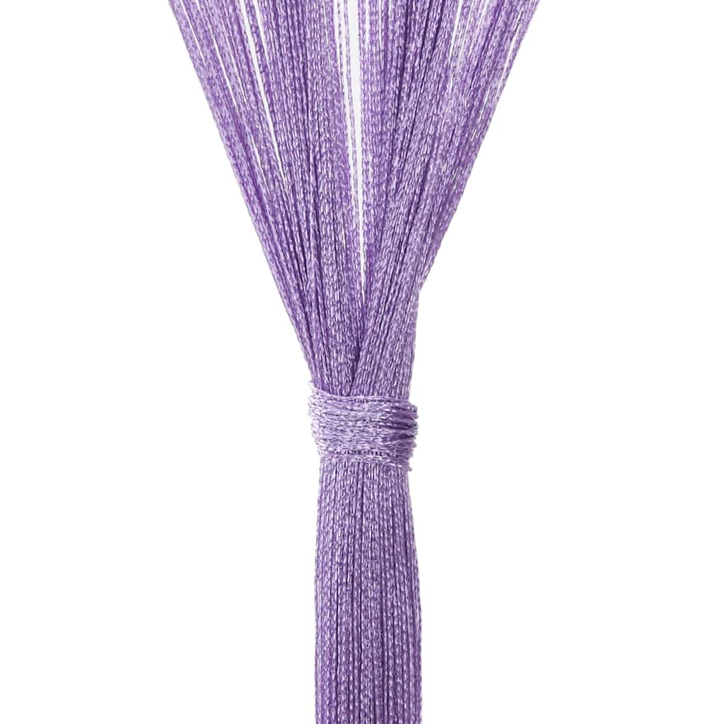 String Curtains 2 pcs Purple 140x250 cm