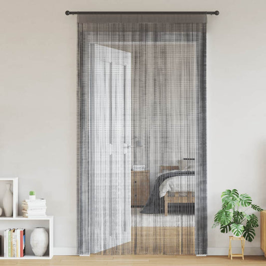 String Curtains 2 pcs Anthracite 100x250 cm