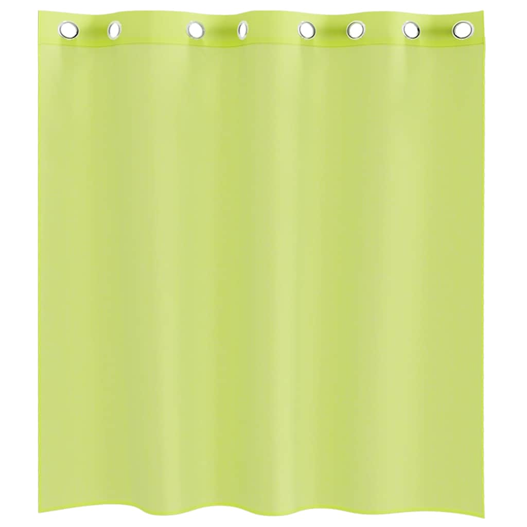 Voile Curtains with Grommets 2 pcs Apple Green 140x140 cm