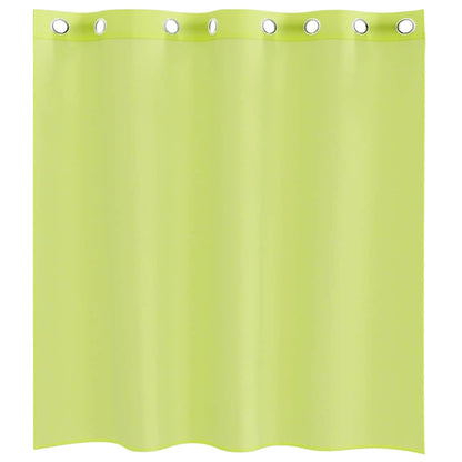 Voile Curtains with Grommets 2 pcs Apple Green 140x140 cm