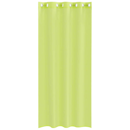 Voile Curtains with Grommets 2 pcs Apple Green 140x225 cm