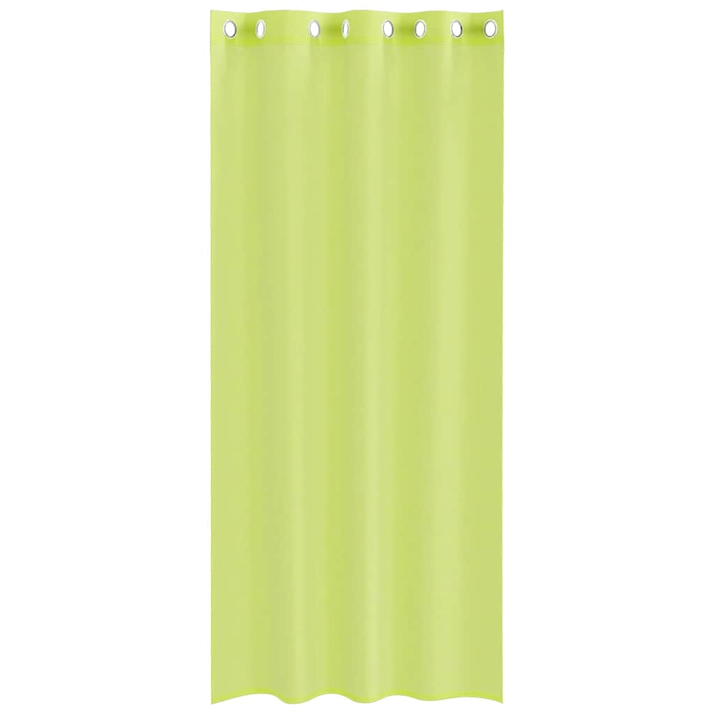 Voile Curtains with Grommets 2 pcs Apple Green 140x245 cm