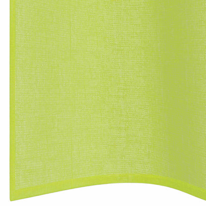 Voile Curtains with Grommets 2 pcs Apple Green 140x260 cm