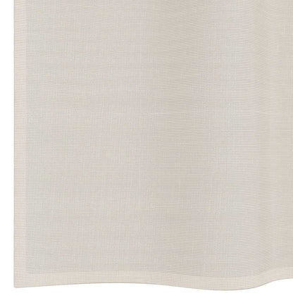 Voile Curtains with Grommets 2 pcs Cream 140x140 cm