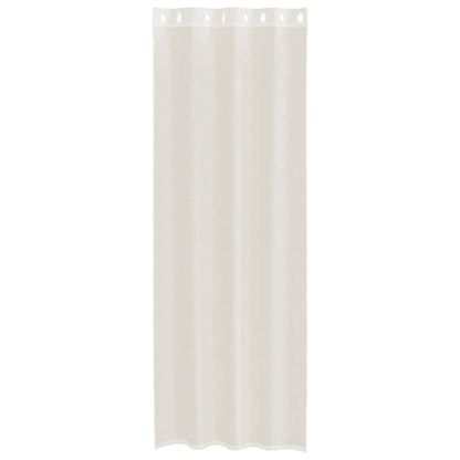 Voile Curtains with Grommets 2 pcs Cream 140x300 cm