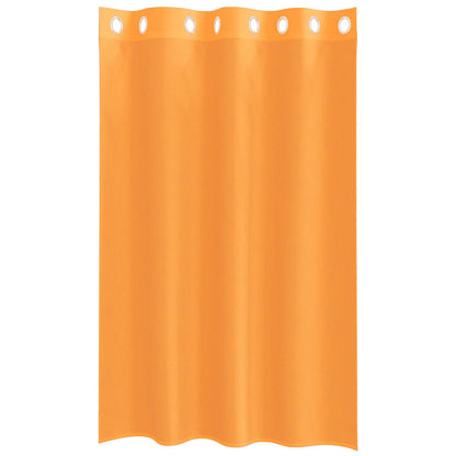 Voile Curtains with Grommets 2 pcs Orange 140x175 cm
