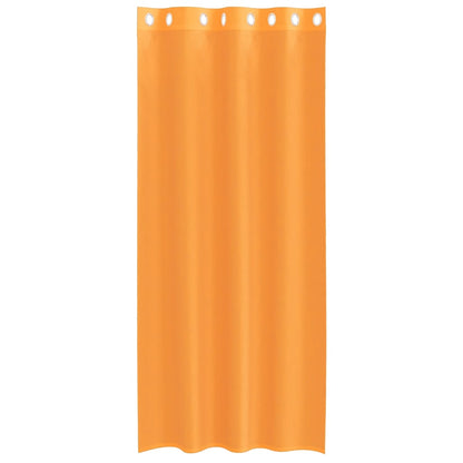 Voile Curtains with Grommets 2 pcs Orange 140x245 cm
