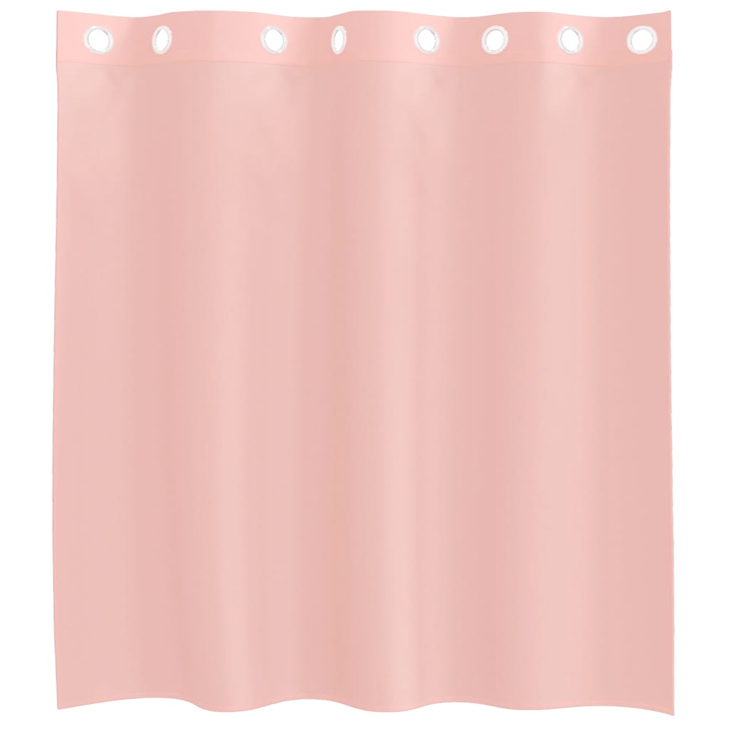 Voile Curtains with Grommets 2 pcs Pink 140x140 cm