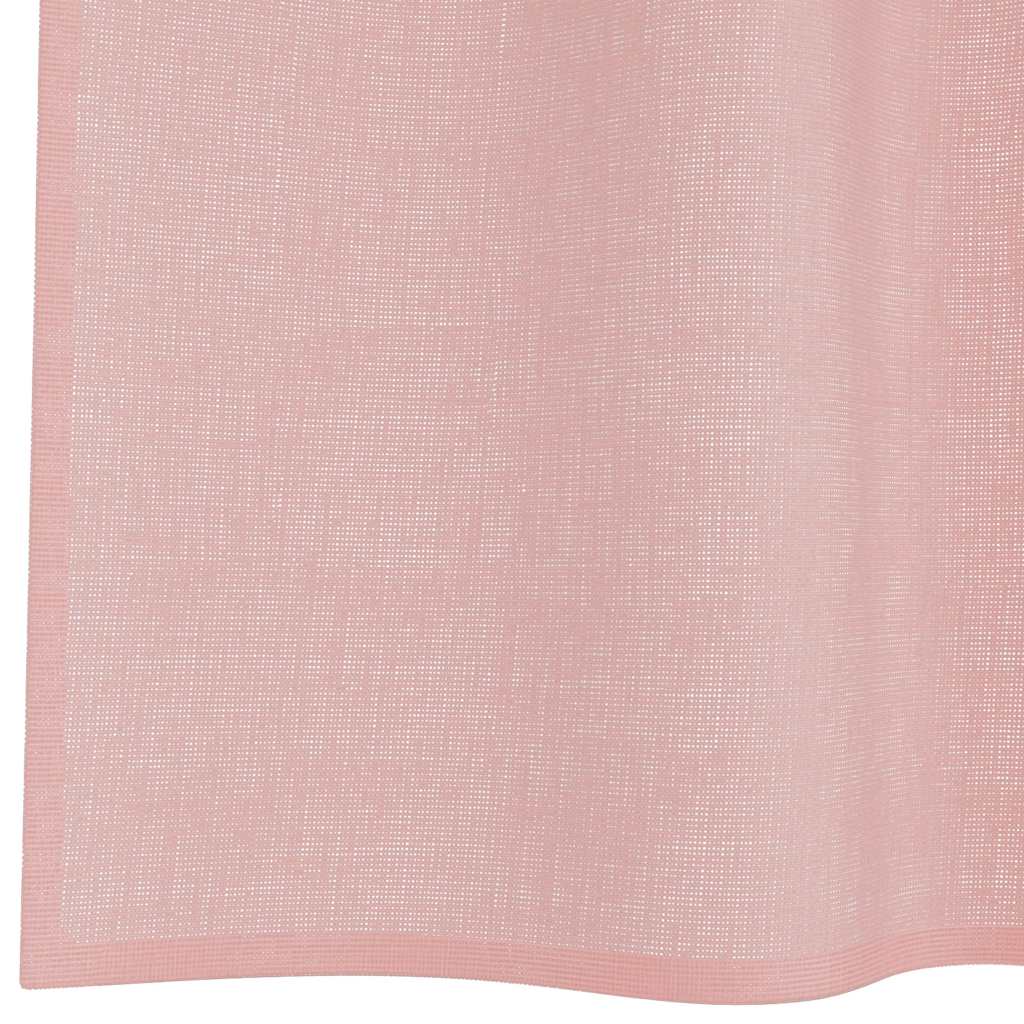 Voile Curtains with Grommets 2 pcs Pink 140x225 cm