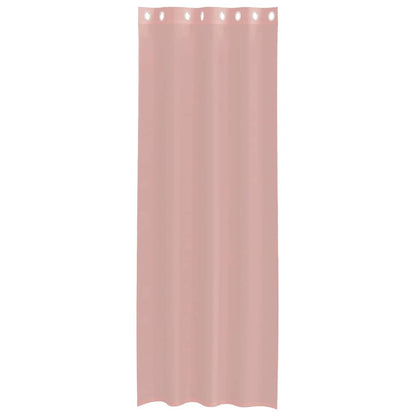 Voile Curtains with Grommets 2 pcs Pink 140x300 cm