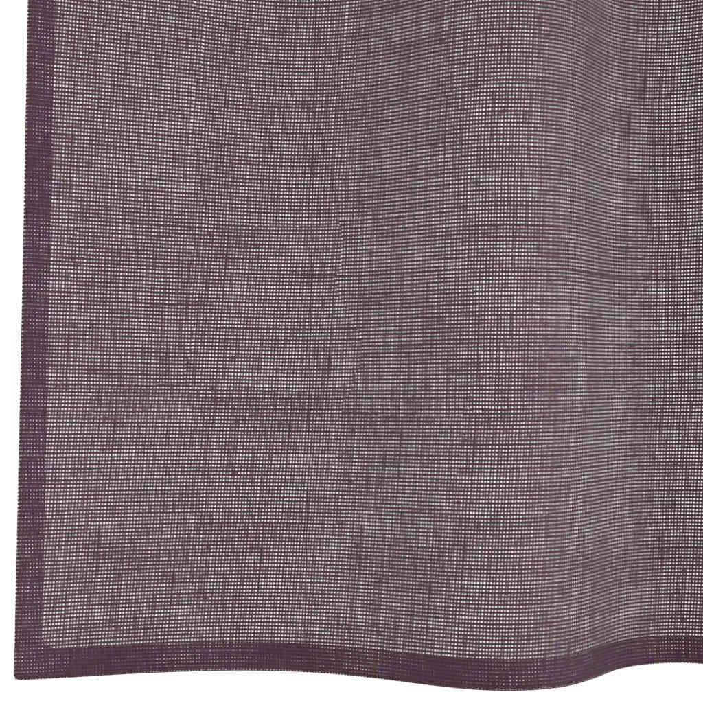 Voile Curtains with Grommets 2 pcs Purple 140x225 cm