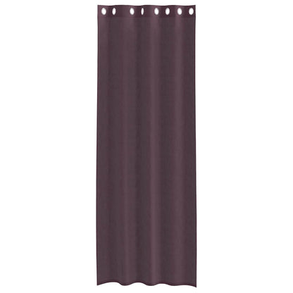 Voile Curtains with Grommets 2 pcs Purple 140x260 cm