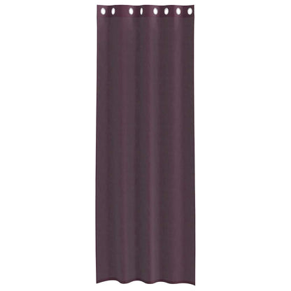 Voile Curtains with Grommets 2 pcs Purple 140x300 cm