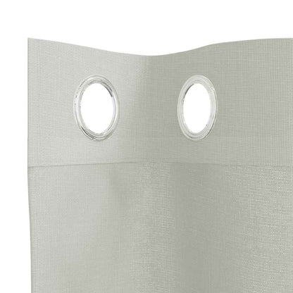 Voile Curtains with Grommets 2 pcs Light Grey 140x175 cm