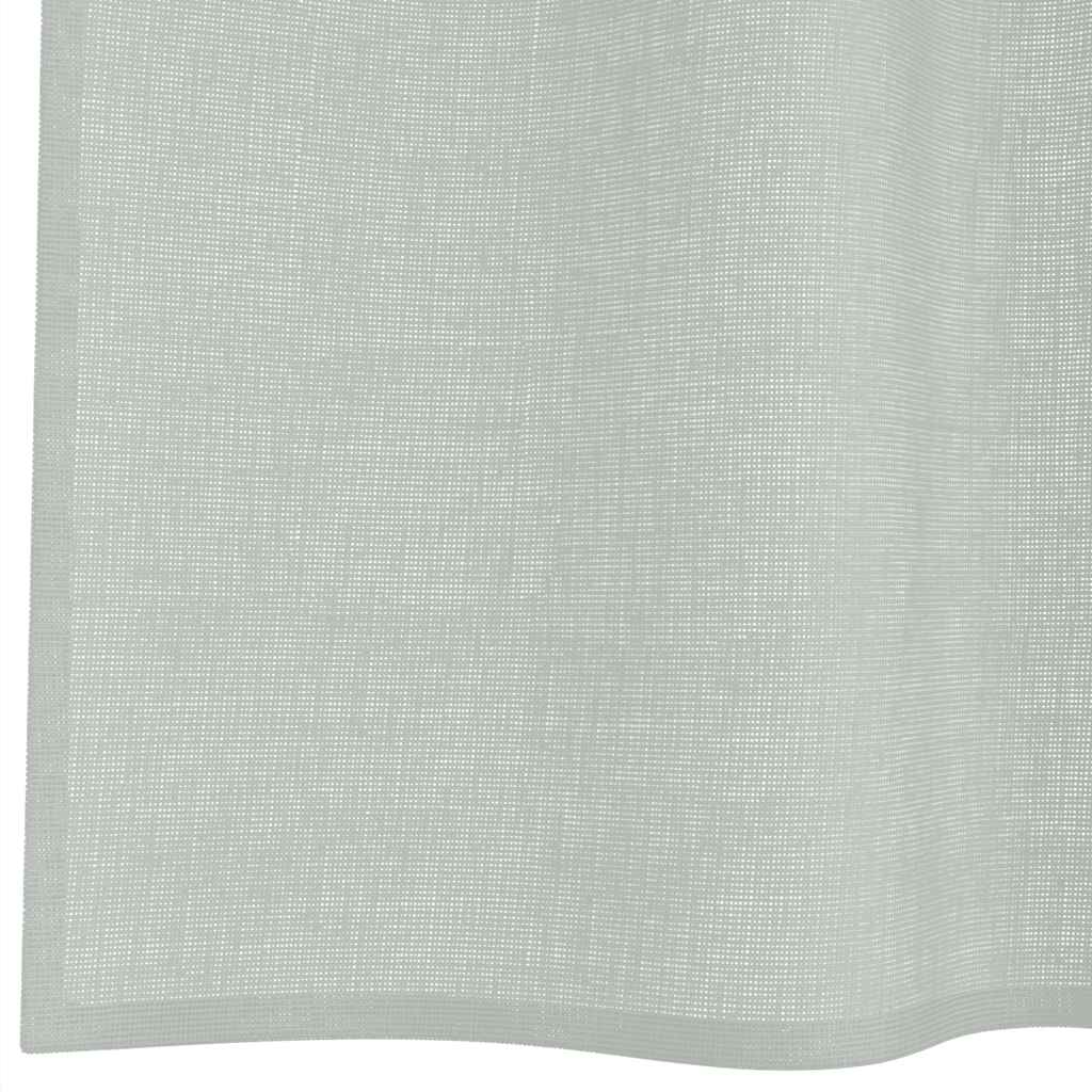 Voile Curtains with Grommets 2 pcs Light Grey 140x175 cm